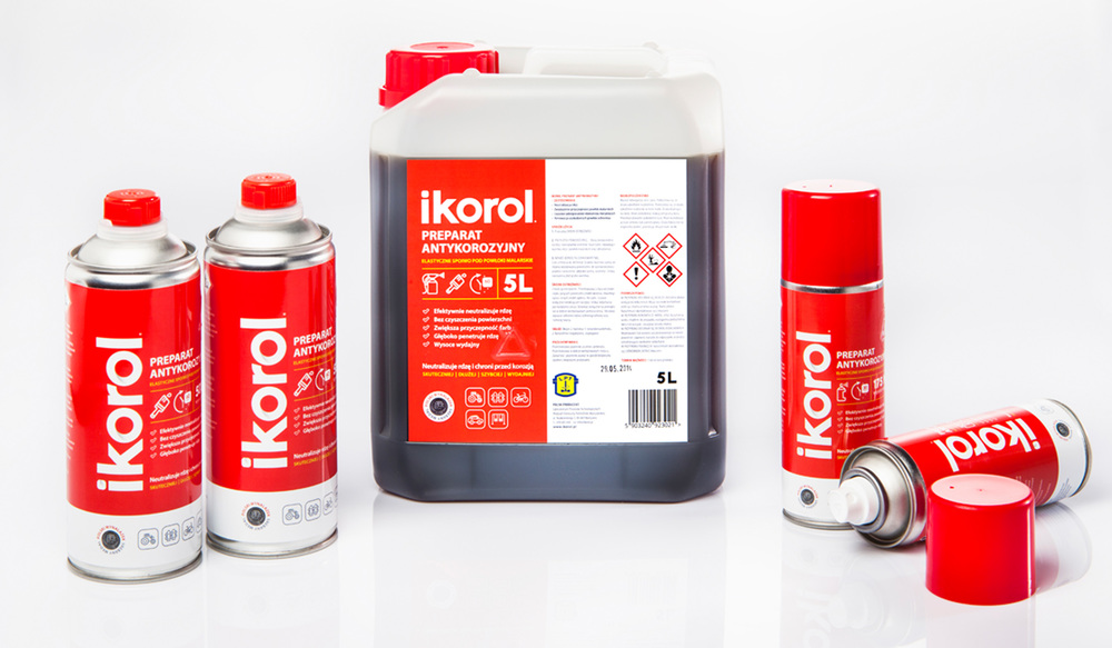 上海包装设计公司-波兰Ikorol金属防锈漆防腐漆包装设计（全家福）