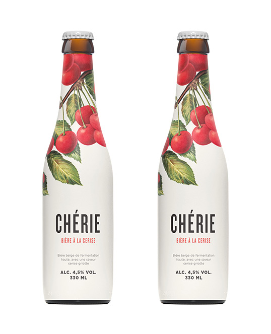 Chérie 樱桃味小麦啤酒包装设计-上海尚略包装设计公司1