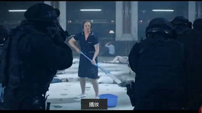 上海广告策划公司国外视频广告-Spontex清洁拖把创意广告银行篇