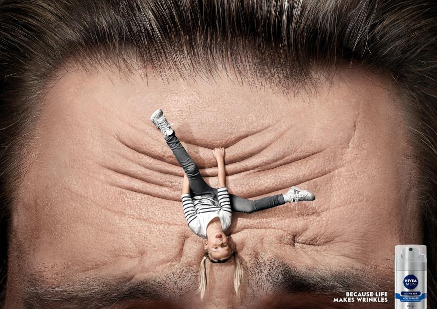 男士化妆品护肤品平面广告创意设计