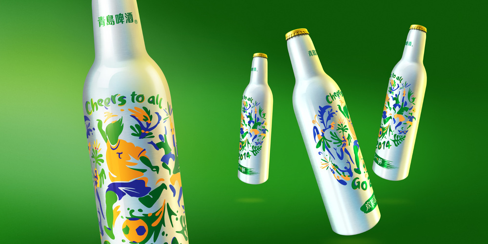 青岛啤酒世界杯限量版包装设计欣赏——上海尚略广告包装设计公司，上海营销策划公司，上海品牌策划公司，上海品牌设计公司