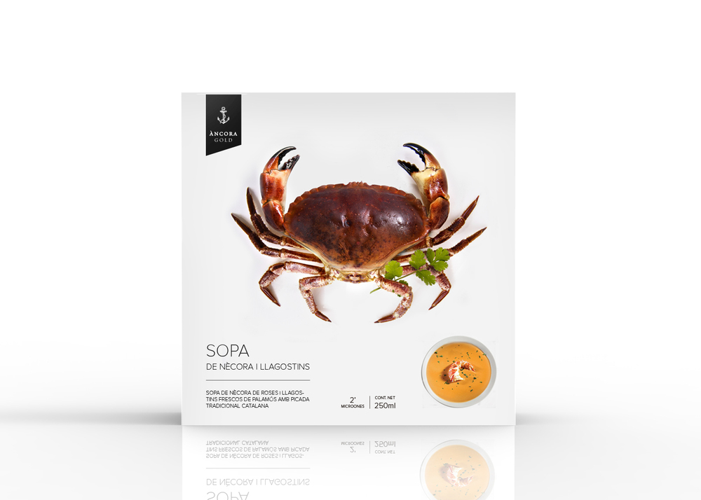 1.上海包装设计公司——Ancora Gold生鲜食品螃蟹包装设计1-尚略广告品牌策划营销策划公司