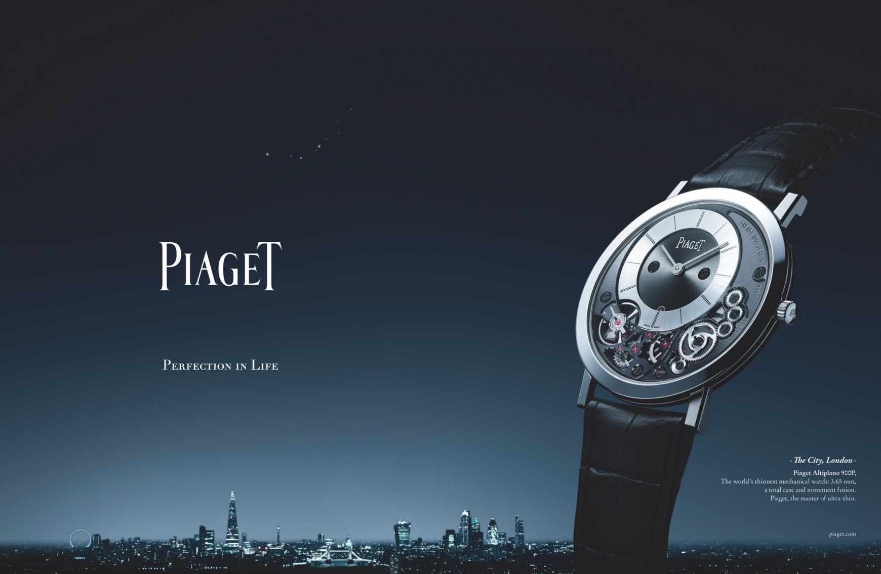 2.上海广告设计公司分享——Piaget 伯爵手表珠宝平面广告创意设计欣赏
