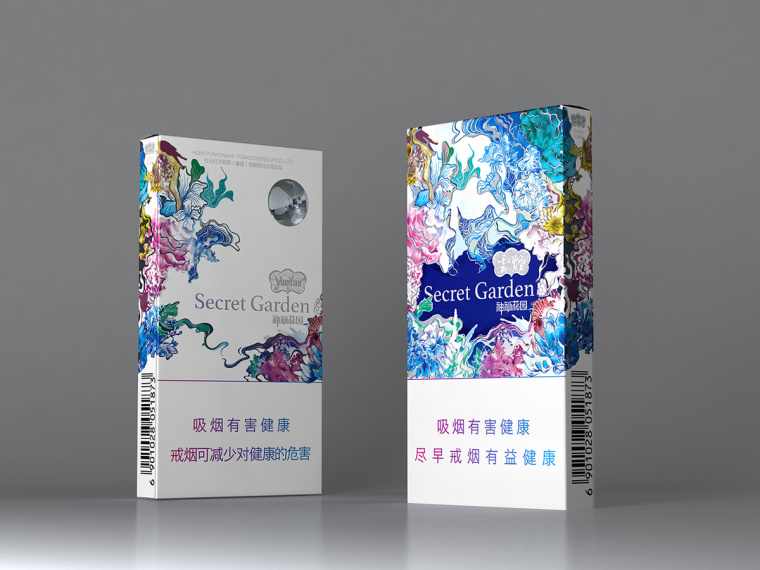 女士香烟包装设计欣赏-上海包装设计公司设计欣赏1