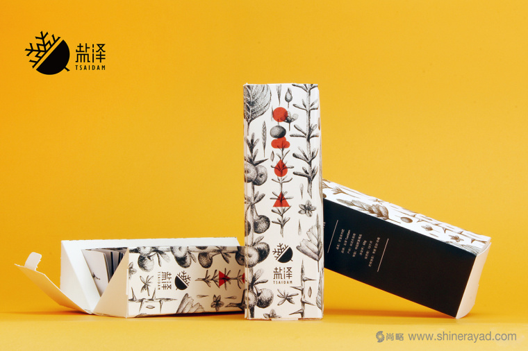 中国天然黑枸杞品牌盐泽包装设计-素描插画设计包装欣赏-上海包装设计公司1