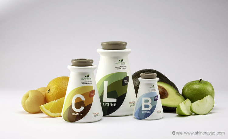 NUTRILINX 维生素膳食营养补充剂保健品包装设计-上海包装设计公司1