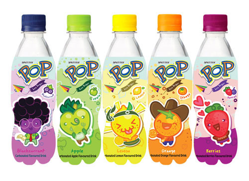 POP 儿童饮料系列包装设计
