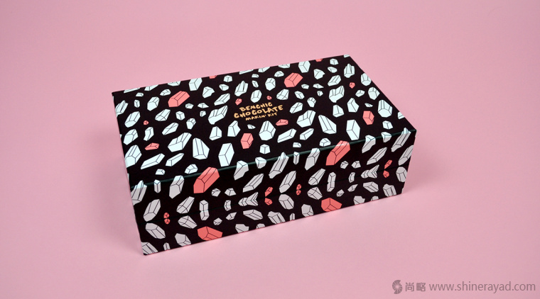 碎片几何图案风格 BenChic 巧克力包装设计-上海包装设计公司1