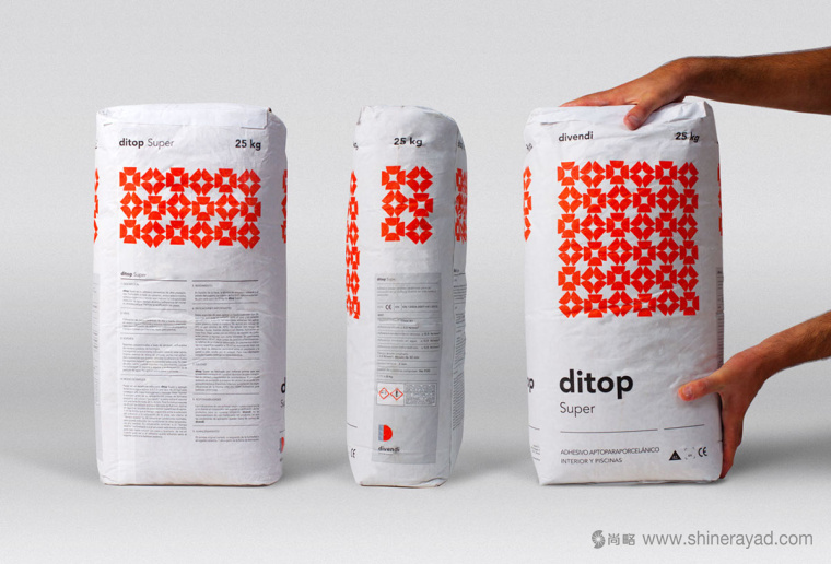上海包装设计公司设计欣赏——Ditop 水泥包装设计1