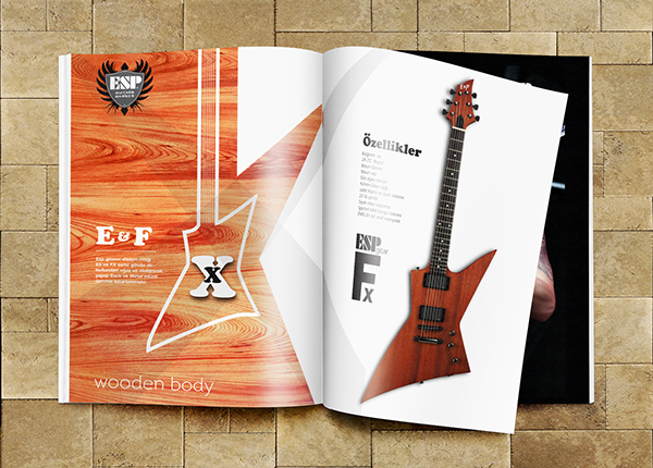 ESP吉他品牌画册设计欣赏－上海画册设计公司分享3