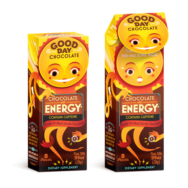 上海包装设计公司国外包装设计欣赏Good Day 巧克力手绘包装设计2