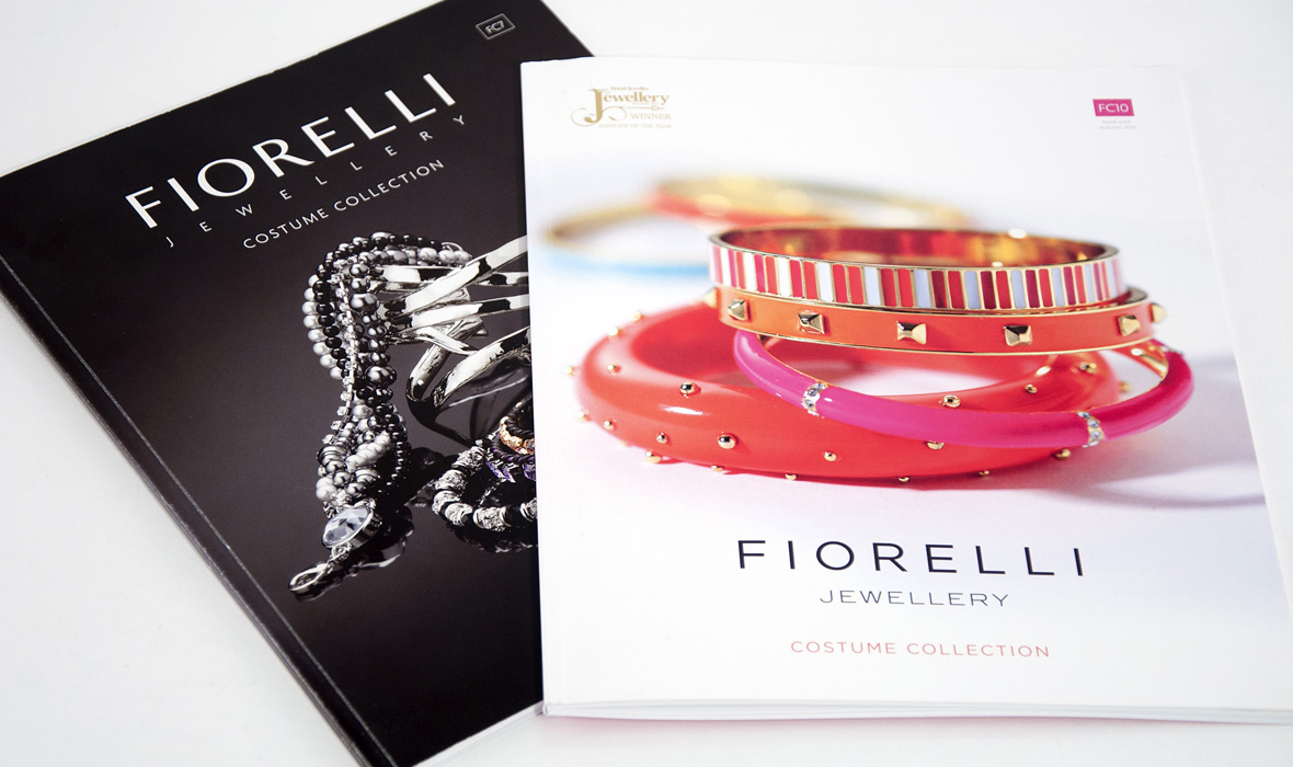 上海画册设计公司分享：Fiorelli 黄金珠宝首饰宣传画册设计2