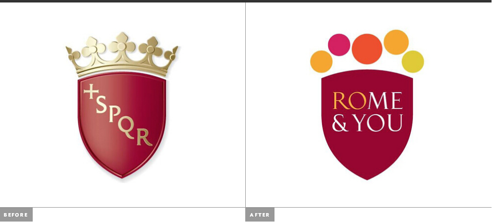 Rome罗马旅游城市品牌形象与标志优化设计-上海尚略品牌策划设计公司分享