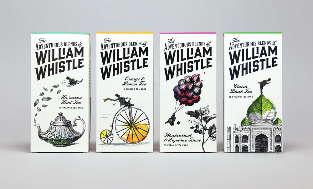 William Whistle 茶叶和咖啡品牌包装设计1
