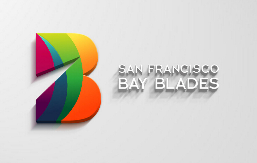 Bay Blades 体育俱乐部B字母标志设计1