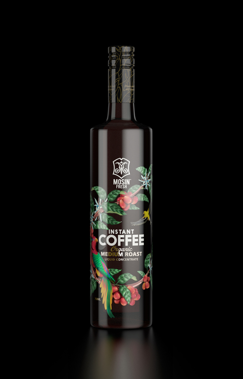 Mosin 浓缩咖啡饮品红酒瓶款包装设计-上海饮料包装设计公司设计欣赏2