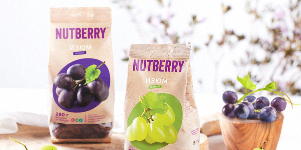 Nutberry 健康有机食品干果品牌塑造之水果干果包装设计2