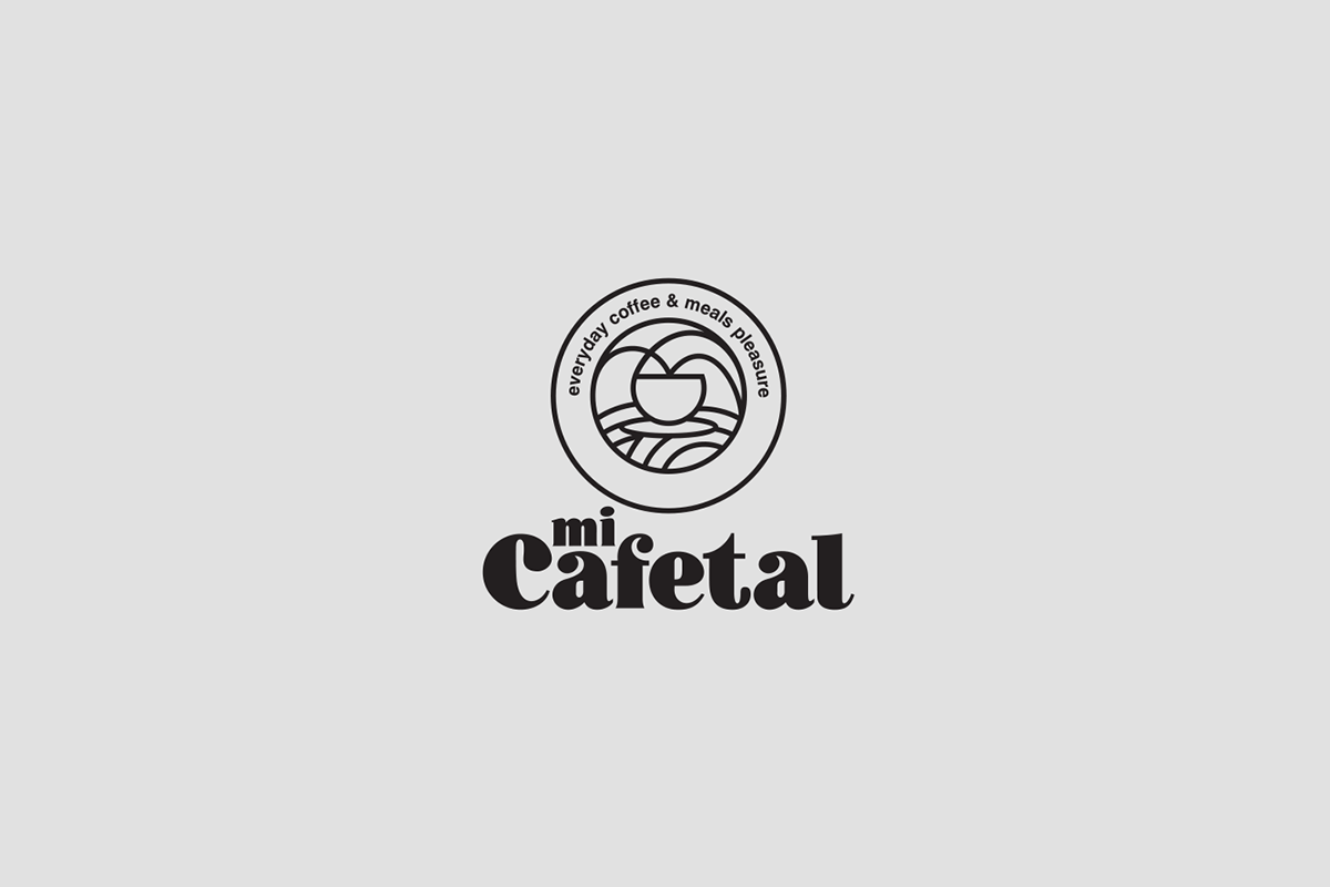 mi cafetal 咖啡连锁店品牌标志设计vi视觉形象设计