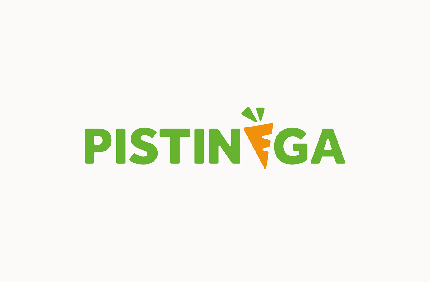 Pistinèga 鲜榨果汁吧餐饮logo设计2