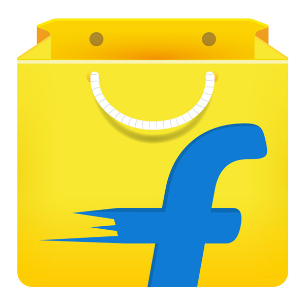 度最大的电商公司Flipkart黄色购物袋LOGO设计2