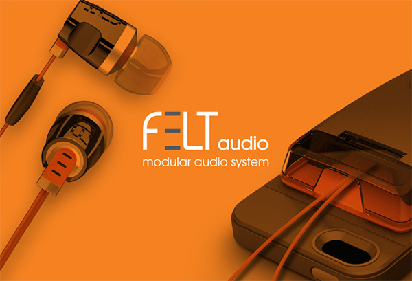 Felt 无线智能音箱橙色品牌全案形象设计-2