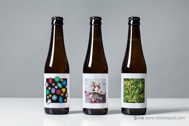 O / O艺术插画设计风啤酒包装设计-上海包装设计公司国外包装设计欣赏2