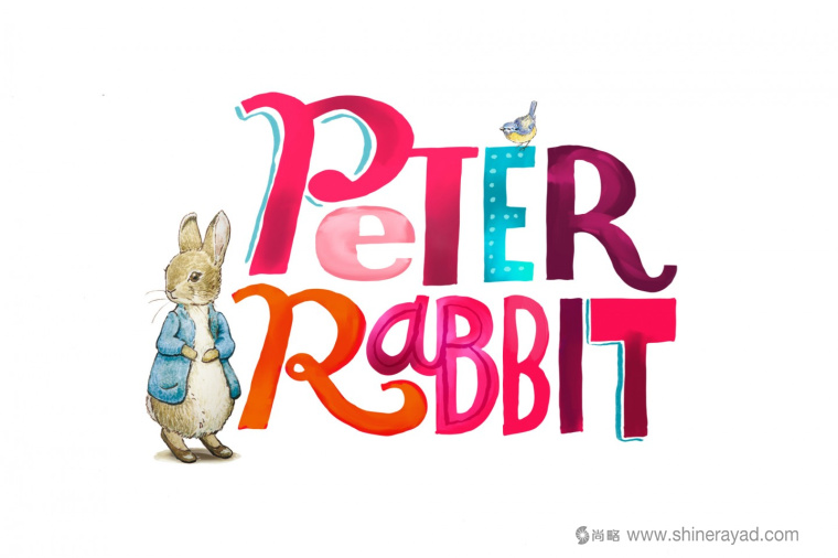 Peter Rabbit 小兔子儿童教育书籍品牌VI形象设计2-标志设计