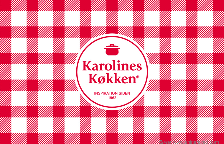 Karolines Køkken 厨房烹饪教育品牌形象设计-LOGO设计1