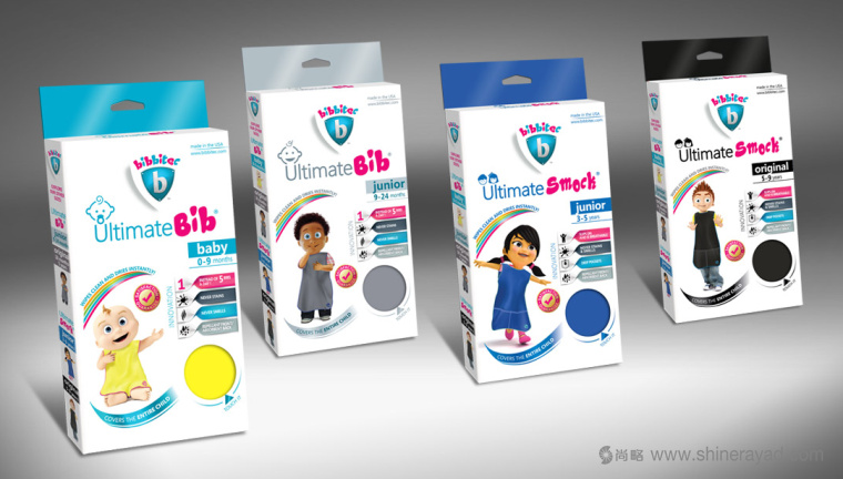 Bibbit婴儿儿童睡衣背带裤童装包装设计-上海儿童用品包装设计公司-产品全家福1