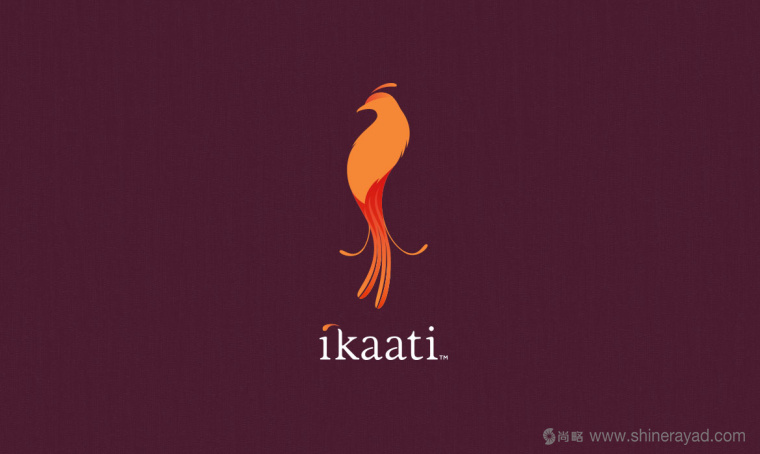 I印尼 kaati 有机茶花茶鸟类标志设计-上海标志设计公司1