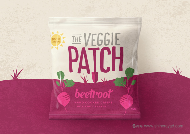 The Veggie Patch 蔬菜干蔬菜干脆片零食包装设计-上海食品包装设计公司4
