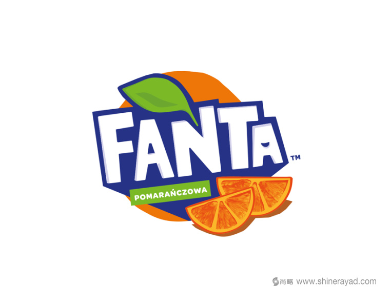 fanta芬达汽水饮料新logo设计包装设计瓶形设计