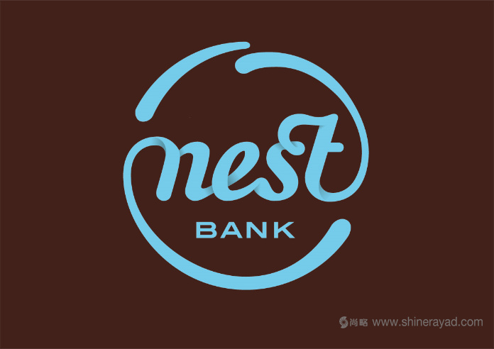 Nest Bank 银行logo设计-上海logo设计公司1