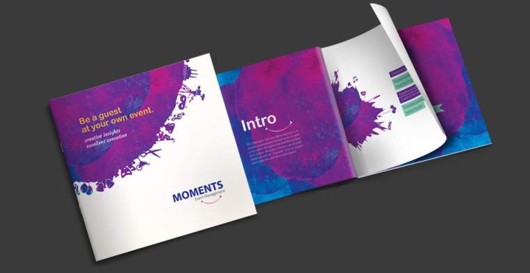 moments 线下活动公司宣传画册设计“艳丽水彩篇”-上海画册设计公司1