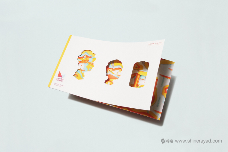 上海画册设计公司设计欣赏：Maison剧院儿童剧创意宣传画册设计镂空版3