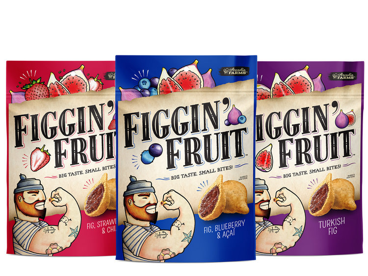 Figgin’ Fruit 无花果饼干包装设计船长人物水果插画设计篇-上海食品包装设计公司1