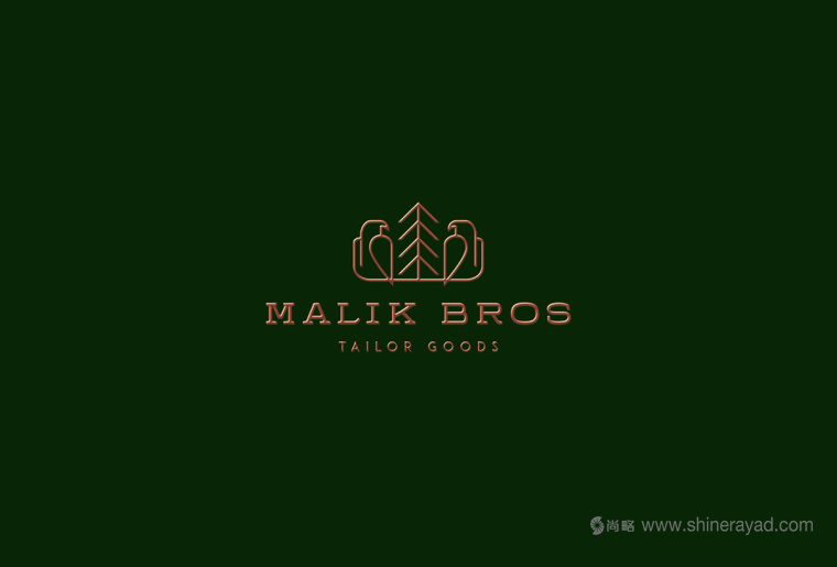 Malik Bros 定制服装logo设计-上海logo设计公司