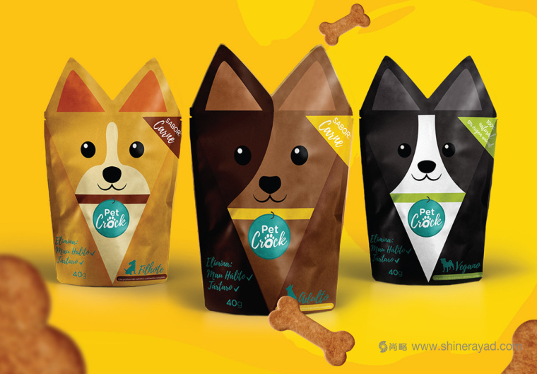 Pet Crock 狗粮创意包装设计-上海包装设计公司