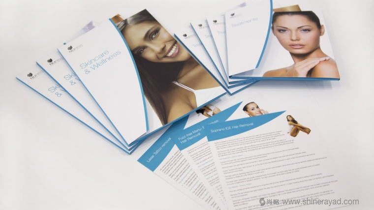 Nuriss皮肤护理中心健康医疗美容宣传画册设计-上海画册设计公司