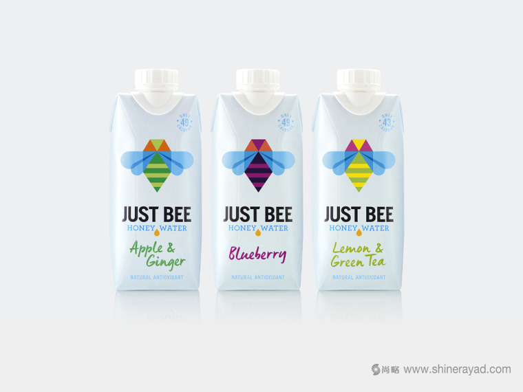 Just Bee 蜂蜜保健饮料包装设计-上海包装设计公司