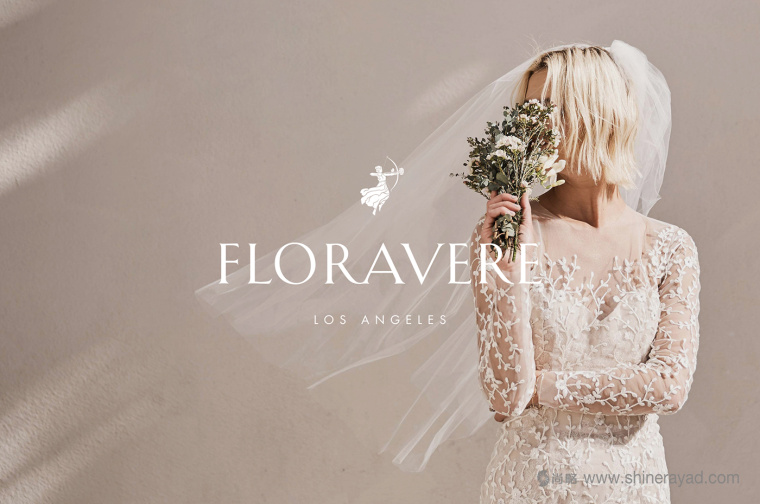 时尚婚礼婚纱奢侈品牌Floravere品牌视觉形象设计-logo设计-上海品牌设计公司