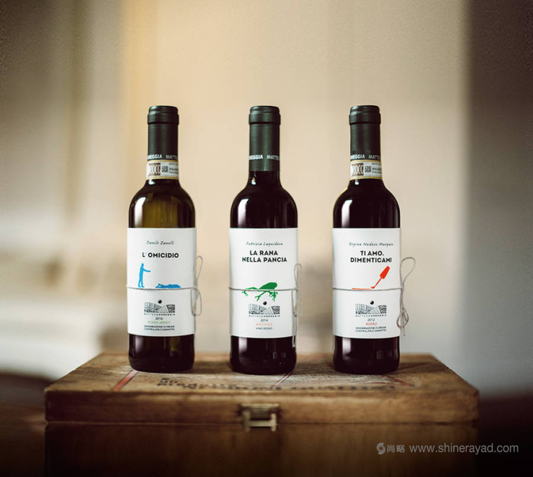 Librottiglia 葡萄酒包装标签设计—是红酒标签，也是红酒故事书