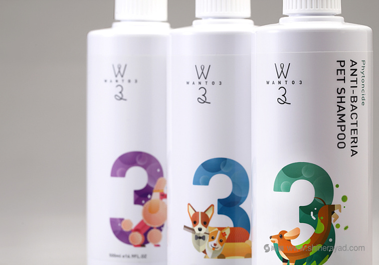 上海包装设计公司设计欣赏：Wanto3 香薰香氛宠物用品系列包装设计