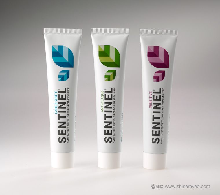 Sentinel 天然有机草本牙膏包装设计-上海包装设计公司设计欣赏1
