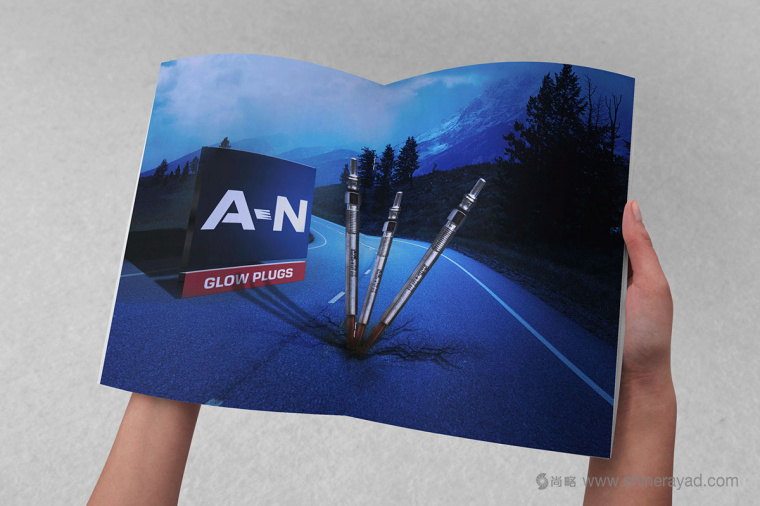 上海画册设计公司-A-N电热赛火花塞品牌宣传画册设计2