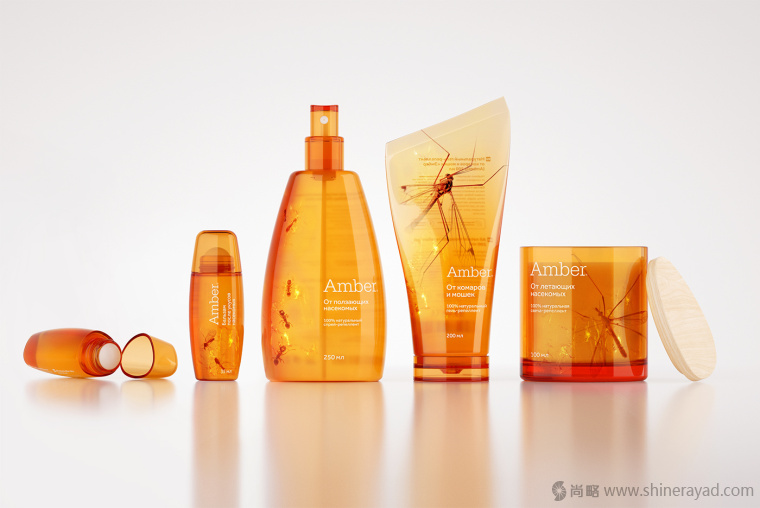 Amber 天然驱虫剂包装设计包装造型设计-上海包装设计公司设计收集3