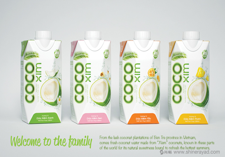 上海包装设计公司饮料包装设计-CocoXim 椰子汁包装设计3
