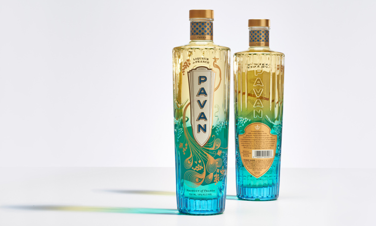 上海包装设计公司设计欣赏：Pavan高端白酒鸡尾酒玻璃瓶型设计与包装设计1