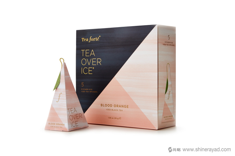 Tea Forté 福泰茶冰茶金字塔包装设计-上海包装设计公司1