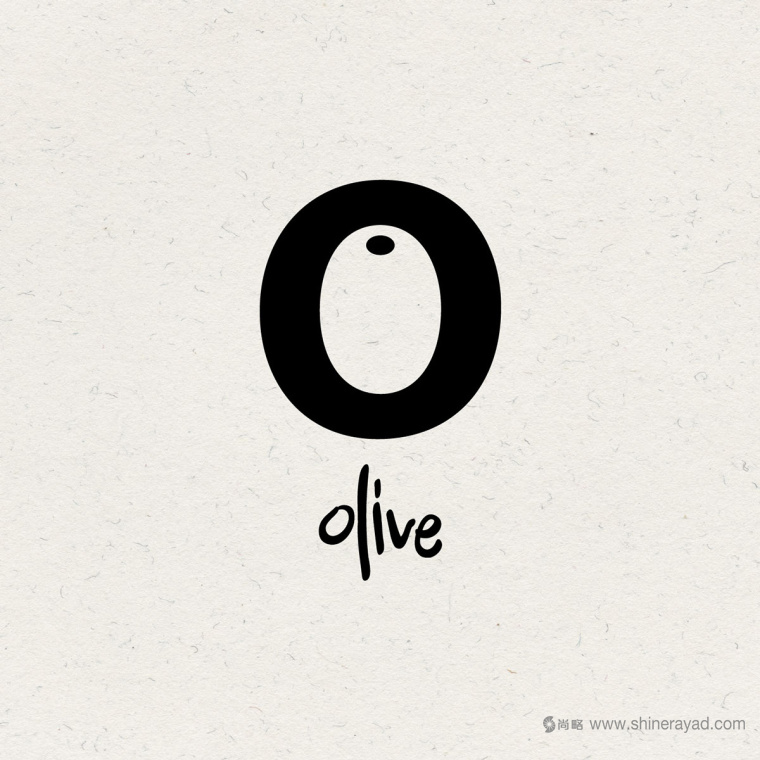 有创意的O Olive橄榄油logo设计-上海logo设计公司1